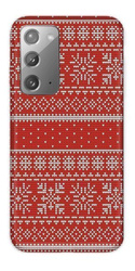 CaseGadget ETUI NADRUK CZERWONE ŚNIEŻYNKI SAMSUNG GALAXY NOTE 20 PLUS