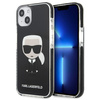 Etui Karl Lagerfeld Iconik Karl na iPhone 13 mini - czarne