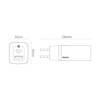 Baseus GaN2 Lite fast charger 65W USB / USB Type C Quick Charge 3.0 Power Delivery (gallium nitride) white (CCGAN2L-B02)