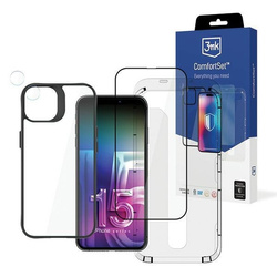 3MK COMFORT SET 4IN1 IPHONE 15 6.1 "A SET OF 4IN1 PROTECTIVE ACCESSORIES