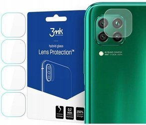 HYBRID GLASS 3MK FLEXIBLE GLASS LENS HUAWEI P30 FOR CAMERA 4 PCS.