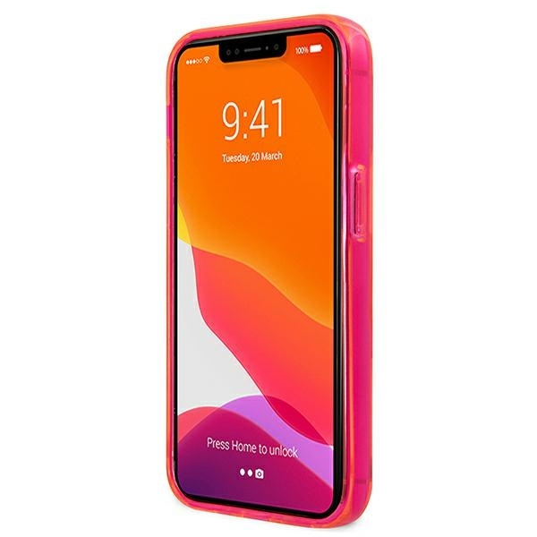 KARL LAGERFELD KLHCP13LCHTRP IPHONE 13 PRO / 13 6,1" RÓŻOWY/PINK HARDCASE GLITTER CHOUPETTE FLUO