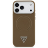 Etui Guess Triangle Logo MagSafe do      iPhone 17 Pro Max brązowy