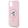 Etui Karl Lagerfeld Silicone             Karl&Choupette MagSafe do iPhone 11 różowy