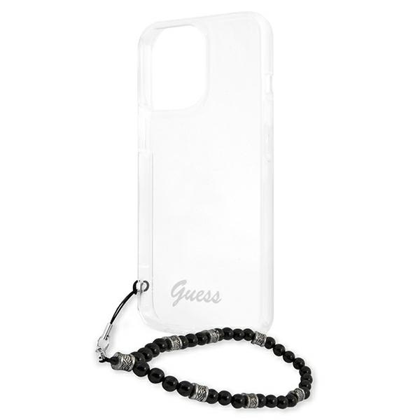 Guess GUHCP13XKPSBK iPhone 13 Pro Max6,7" Transparent hardcase Black Pearl