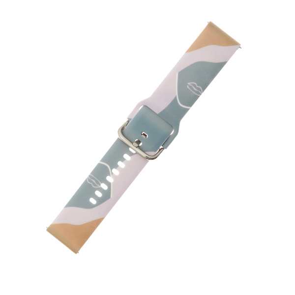 STRAP MORO BAND FOR SAMSUNG GALAXY WATCH 46MM SILICONE STRAP WATCH BRACELET PATTERN 17