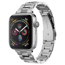 Pasek Spigen Modern Fit Band na Apple Watch 4/5/6/7/8/SE (38/40/41 mm) - srebrny