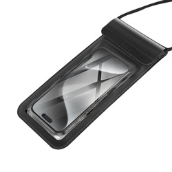 Wodoodporne etui na telefon Hoco IP68 240 x 120 x 15 mm HX53 czarne