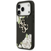Etui Guess Grained Roses & Big 4G Logo   do iPhone 17 Pro czarny