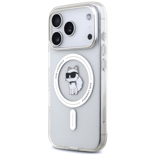 Etui Karl Lagerfeld IML Choupette        MagSafe do iPhone 17 Pro Max przezroczysty