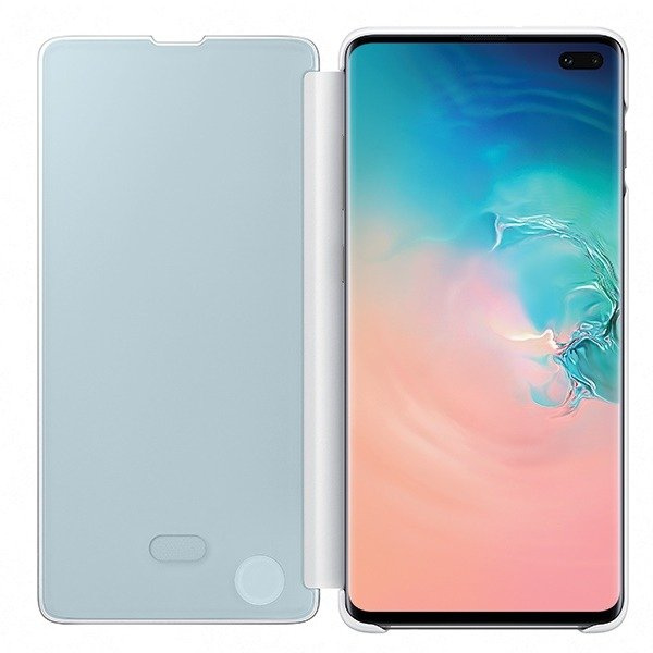 SAMSUNG CLEAR VIEW COVER EF-ZG975CWEGWW GALAXY S10+ PLUS WHITE