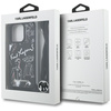 Etui Karl Lagerfeld Crossbody Grained    Pattern & Logo do iPhone 16 Pro Max czarny