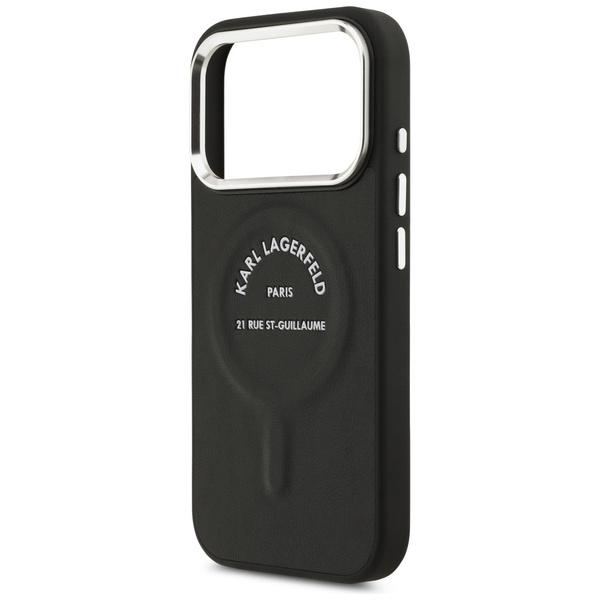 Etui Karl Lagerfeld Karl RSG Logo        MagSafe do iPhone 17 Pro Max czarny