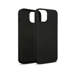 Beline Etui Silicone iPhone 15 6.1" czarny/black