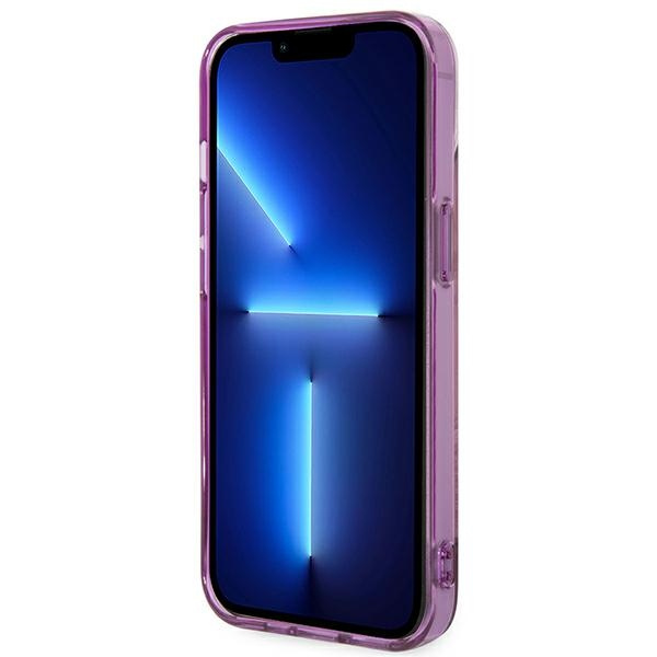 Guess GUHCP14MHGJGHP iPhone 14 Plus / 15 Plus 6.7" różowy/pink hardcase Jungle Collection