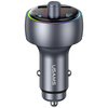 Ładowarka samochodowa USAMS CC328 30W 1xUSB-A 1xUSB-C Bluetooth FM tarnish
