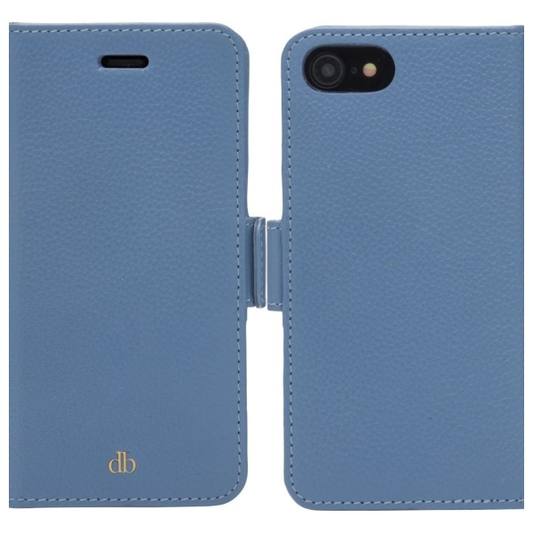 Etui dbramante 1928 New York 2w1 Wallet   do iPhone 7/8/SE 2020/SE 2022 niebieski/marine blue