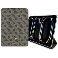 Guess GUFC11PM24PS4SGW iPad Pro 11" 2024 brązowy/brown Magnetic 4G Big Logo