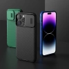 Pancerne etui Nillkin CamShield Pro Magnetic Case do iPhone 15 Pro z osłoną na aparat - zielone