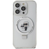 Karl Lagerfeld KLHMP14LHMRSKCH iPhone 14 Pro 6.1" white/white hardcase Ring Stand Karl&amp;Choupette MagSafe