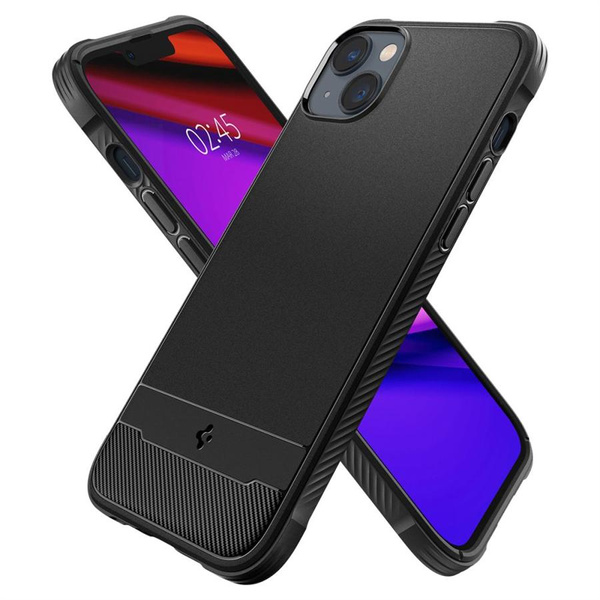 Spigen Rugged Armor Mag Case with MagSafe for iPhone 14 Plus - Matte Black