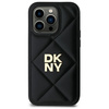 DKNY DKHCP14LPQDSLK iPhone 14 Pro 6.1"   czarny/black Quilted Stack Logo