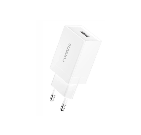 FONENG ładowarka sieciowa K210 2.1A 10W 1xUSB Biały