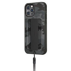 Etui Uniq Heldro na iPhone 12 Pro Max - czarne moro