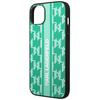 Etui Karl Lagerfeld Monogram Stripe na iPhone 14 - zielone