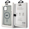 Karl Lagerfeld KLHMP15SHLSCHK iPhone 15   6.1" czarny/black hardcase IML Metal Choupette Head MagSafe