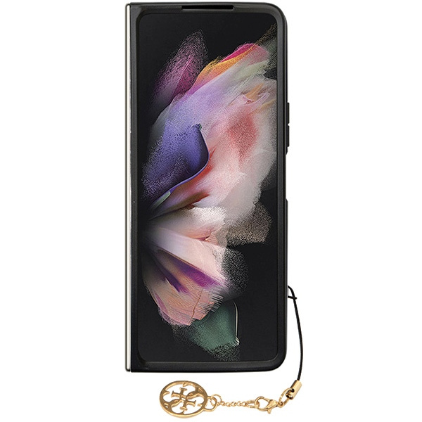 Guess GUHCZFD5GF4GBR F946 Z Fold5brązowy/brown hardcase 4G Charms Collection
