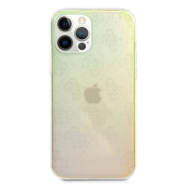 Guess GUHCP12M3D4GIRBL iPhone 12/12 Pro6,1" opalowy/iridescent hardcase 4G 3D Pattern Collection