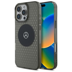 Mercedes MEHMP16L23HCPK iPhone 16 Pro 6.3" czarny/black hardcase MB Case Star Pattern MagSafe