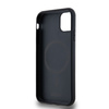 DKNY DKHMN61PSHRPSK iPhone 11 / Xr 6.1"czarny/black hardcase Leather Monogram Pattern Metal Logo MagSafe