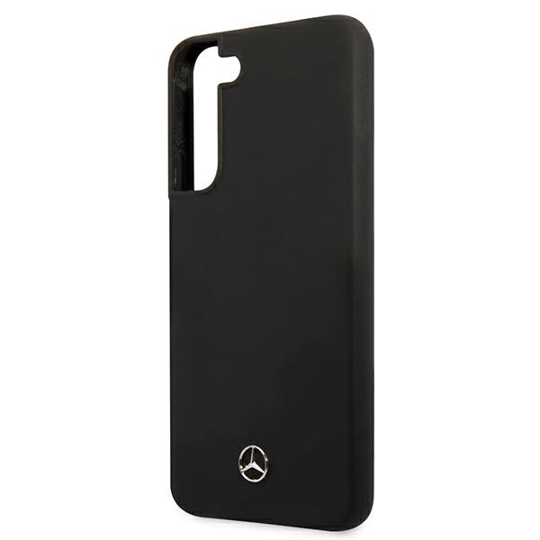 Etui Mercedes Silicone Line na Samsung Galaxy S22+ - czarne