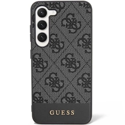 GUESS GUHCS23SG4GGR S23 S911 BLACK/BLACK HARDCASE 4G STRIPE COLLECTION