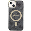 Guess GUHMP15SH4STK iPhone 15 / 14 / 13 6.1" czarny/black hardcase IML 4G MagSafe