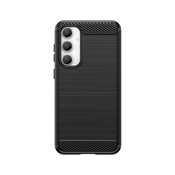 FLEXIBLE CARBON PATTERN CASE FOR SAMSUNG GALAXY S23 FE CARBON CASE - BLACK