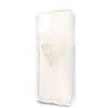 Guess GUHCN58SGTLGO iPhone 11 Prozłoty/gold hard case Glitter Triangle