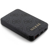 Guess Powerbank 15W GUPB5LP4GEGK5000mAh czarny/black 4G Leather Metal Logo