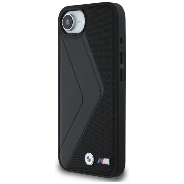 Etui BMW Oversized Stripes MagSafe do    iPhone 16e czarny