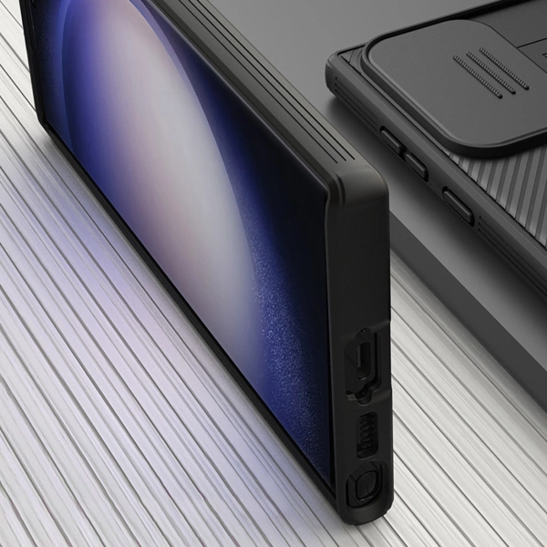 Nillkin CamShield Pro Magnetic Case Case for Samsung Galaxy S23 Ultra Magnetic MagSafe with Camera Protector Black