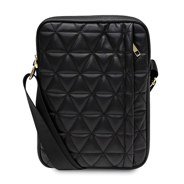 Guess Torba GUTB10QLBK 10" czarna/blackQuilted Tablet Bag