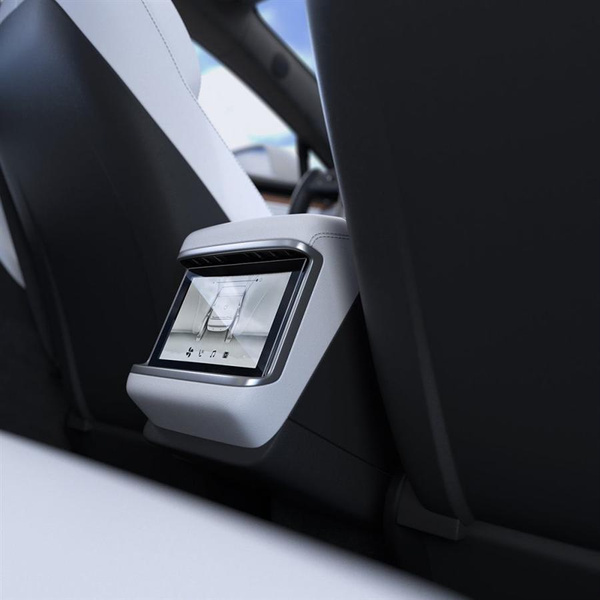 Szkło hartowane Spigen Glas.tR Slim na Tesla Model X 2022 / Model S 2021 - czarne