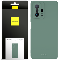Spacecase Etui Silicone Case Xiaomi 11T/11T Pro dark green