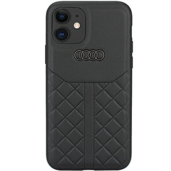 Etui Audi Genuine Leather na iPhone 12 / iPhone 12 Pro - czarne