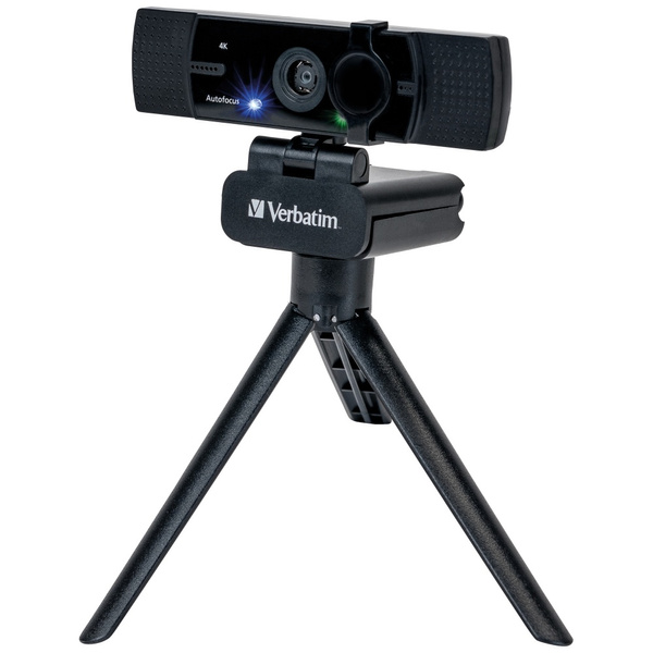 Verbatim Kamera internetowa z mikrofonemFull HD 1080p AWC-03 czarny/black 49580