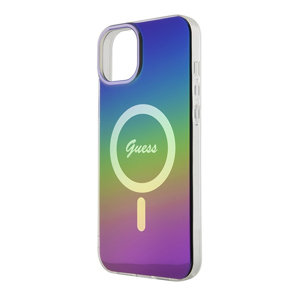 Guess GUHMP15SHITSK iPhone 15 / 14 / 13 6.1" wielokolorowy/rainbow hardcase IML Iridescent MagSafe