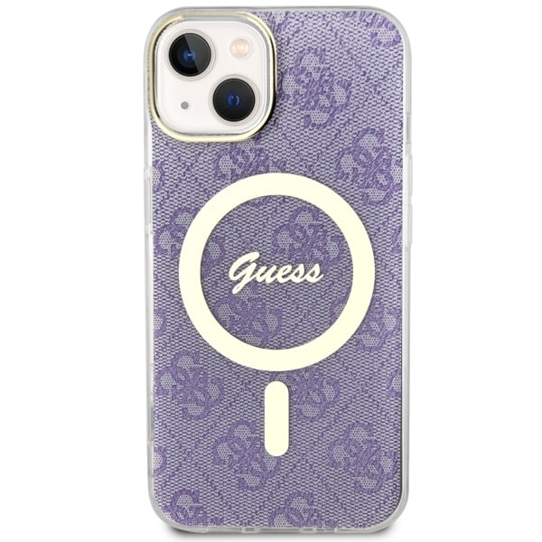 Guess GUHMP14SH4STU iPhone 14 / 15 / 136.1" purpurowy/purple hardcase 4G MagSafe