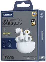 JELLICO wireless earphones TWS15 White